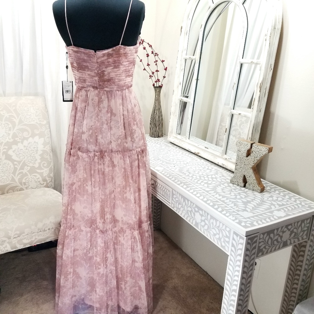 🔥LAST 1🔥NWT DREAMY ADRIANNA PAPELL MAXI DRESS - Picture 4 of 11